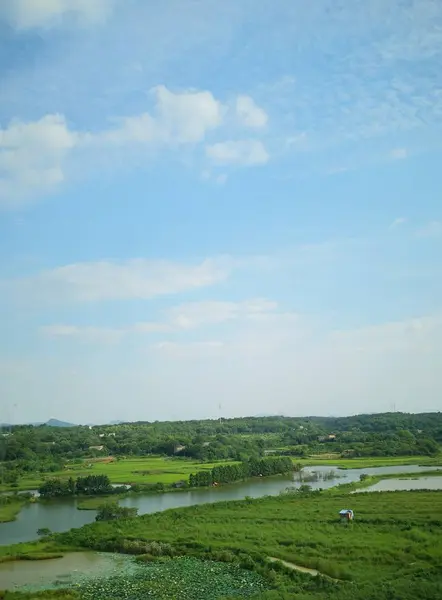 Vista Del Río Verano — Foto de Stock