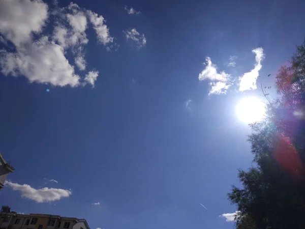 Hermoso Cielo Con Nubes — Foto de Stock