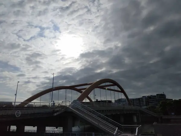 Vista Del Puente Sobre Río — Foto de Stock