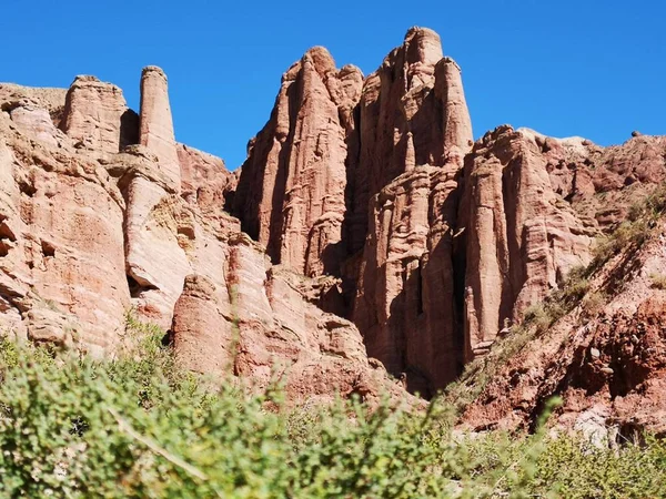 Sandsten Och Steniga Berg Natur Landskap Skönhet — Stockfoto