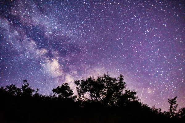 Vía Láctea Estrellas Cielo Galaxia — Foto de Stock