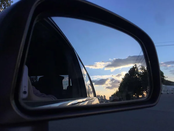 Ventana Del Coche Las Montañas — Foto de Stock