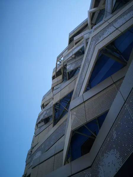 Edificio Moderno Con Fachada Cristal — Foto de Stock