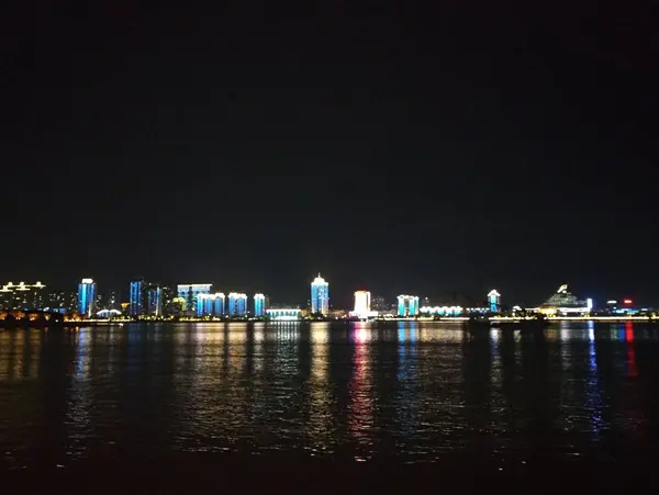 stock image night view of the city 