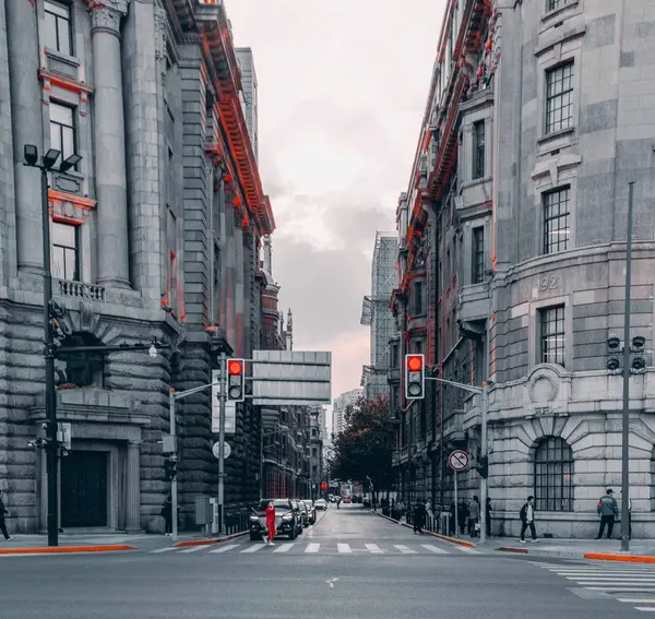 Vue Sur Rue Manhattan New York États Unis — Photo