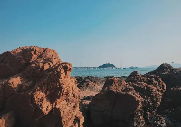 Hermoso Paisaje Del Mar Mediterráneo Norte Israel — Foto de Stock