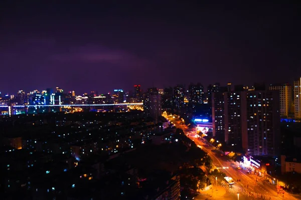 Night View City Bangkok Thailand — Stock Photo, Image