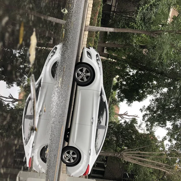 Accidente Coche Carretera — Foto de Stock