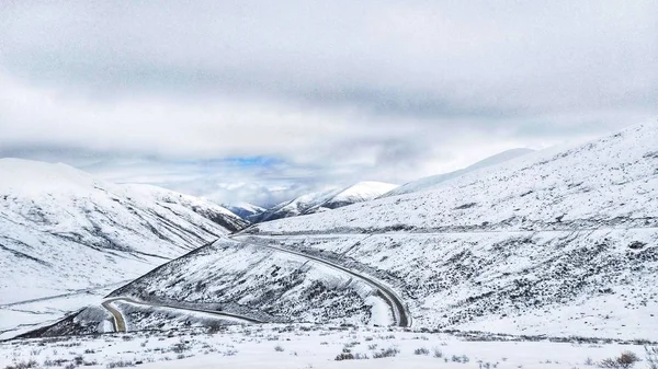 Paisaje Invernal Las Montañas — Foto de Stock