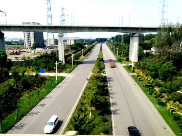 Autopista Moderna Ciudad — Foto de Stock