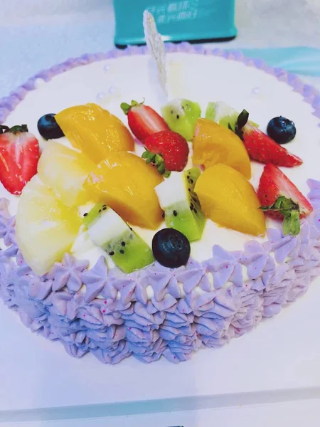 colorful fruit salad with fruits and vegetables