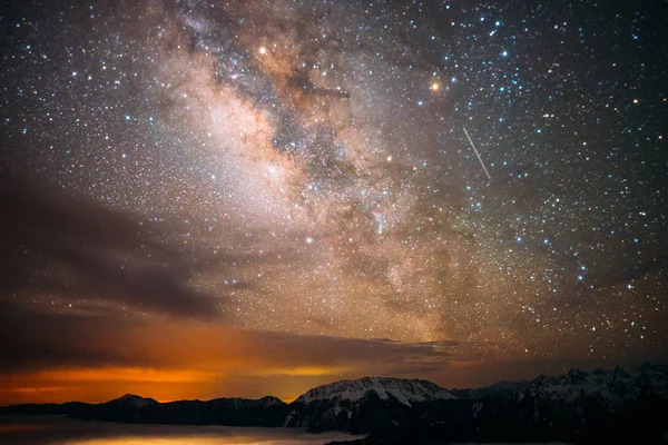 Vía Láctea Estrellas Cielo Galaxia — Foto de Stock