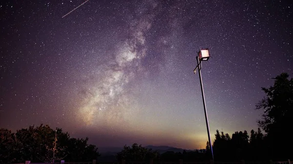 Cielo Nocturno Con Estrellas Astronomía — Foto de Stock