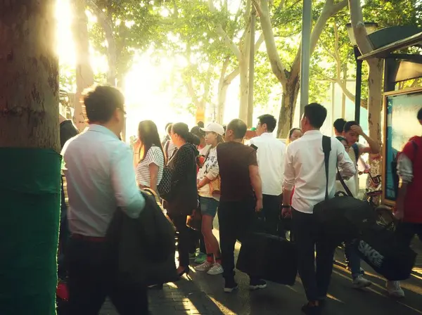 Grupo Personas Parque — Foto de Stock