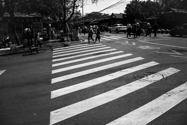 Cruce Peatonal Ciudad — Foto de Stock