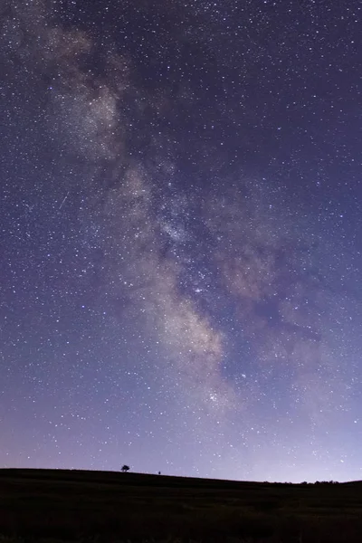 Schöner Nächtlicher Sternenhimmel — Stockfoto