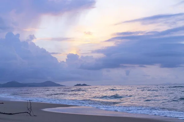 Hermoso Atardecer Sobre Mar — Foto de Stock