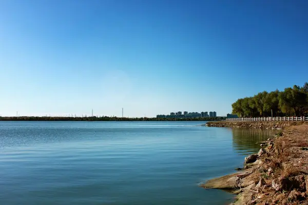 Hermosa Vista Del Lago Parque — Foto de Stock