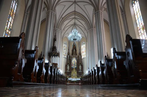 Interior Catedral Iglesia San Vito Ciudad Triel Sur España — Foto de Stock