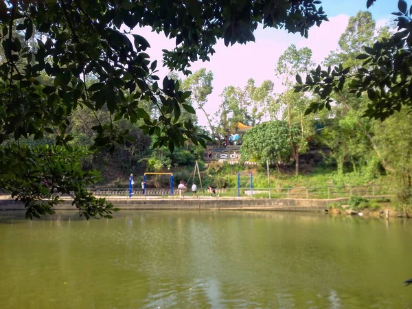 Hermosa Vista Del Parque Ciudad — Foto de Stock