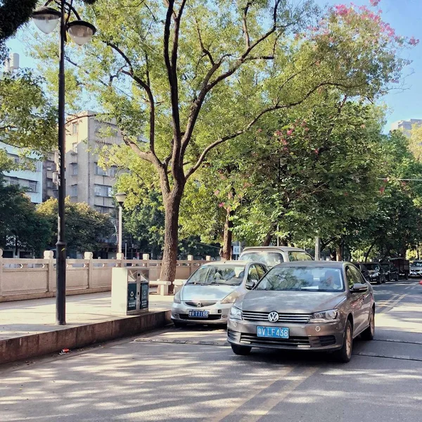 Δρόμος Στην Πόλη Της Madrid — Φωτογραφία Αρχείου