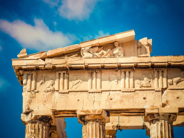 Ruinas Antiguas Del Templo Romano Atenas Grecia — Foto de Stock