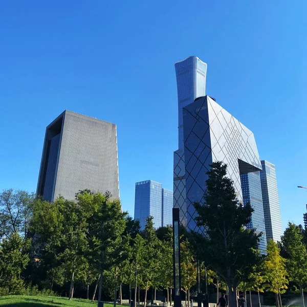 Edificio Moderno Ciudad China — Foto de Stock