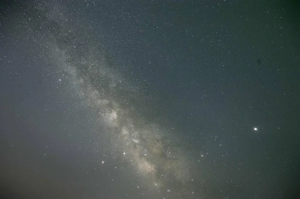 Galaxia Vía Láctea Cielo Nocturno Estrellas — Foto de Stock