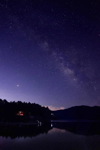 Cielo Nocturno Con Estrellas Astronomía — Foto de Stock