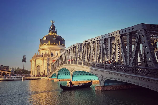 Vista Del Famoso Puente San Petersburgo Rusia — Foto de Stock