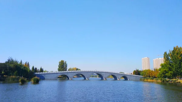 Vista Del Río Ciudad Del Estado Rusia — Foto de Stock