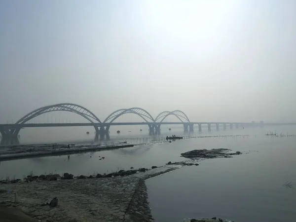 Puente Niebla — Foto de Stock