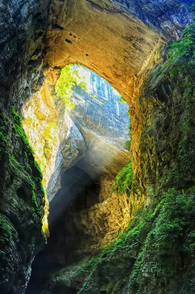 石山洞窟 地质之美 — 图库照片