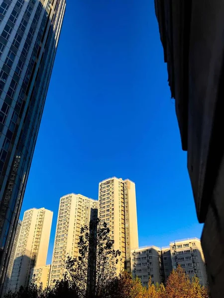 Rascacielos Modernos Ciudad Nueva York — Foto de Stock