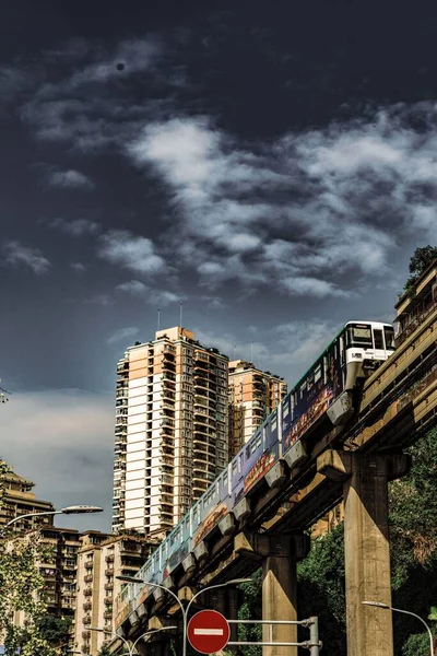 Vista Ciudad Barcelona España — Foto de Stock