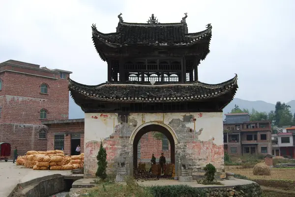 Antiguo Templo Chino Ciudad China — Foto de Stock
