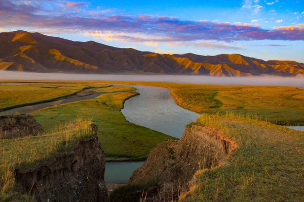 Beautiful Landscape Lake Rainbow — Stock Photo, Image