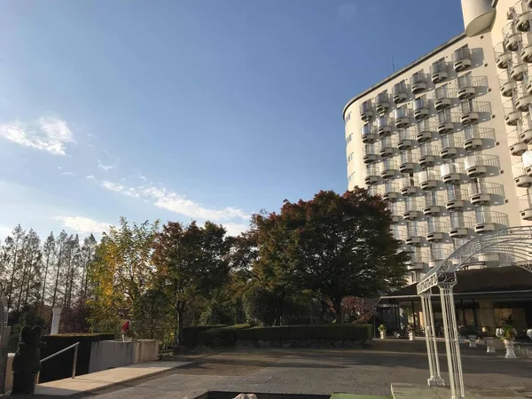 Edificio Moderno Ciudad Madrid — Foto de Stock