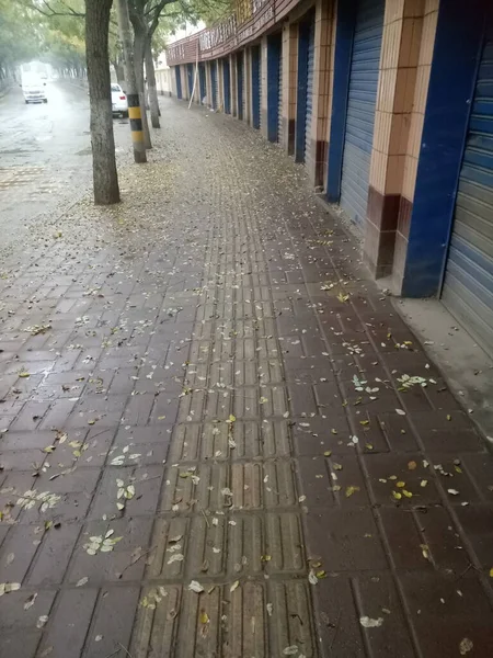 Puente Peatonal Ciudad — Foto de Stock