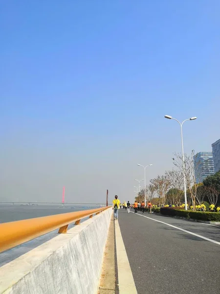 Asfalto Carretera Ciudad Ciudad — Foto de Stock