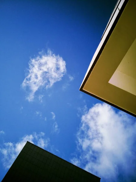 Cielo Azul Con Nubes Aire — Foto de Stock