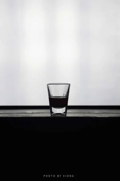 Vaso Agua Sobre Fondo Blanco — Foto de Stock