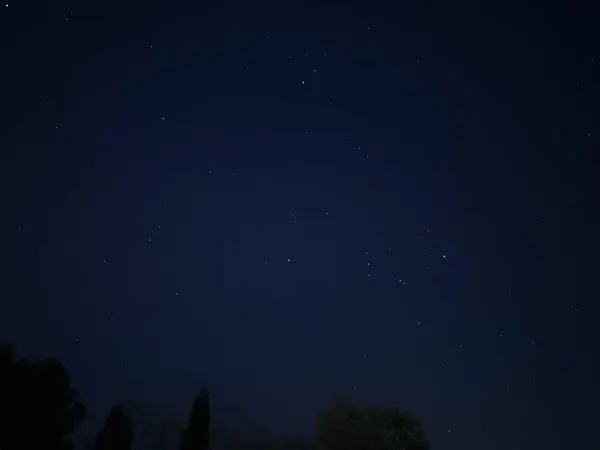 Galaxia Vía Láctea Cielo Nocturno — Foto de Stock