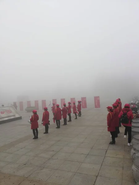 Personas Caminando Ciudad China — Foto de Stock