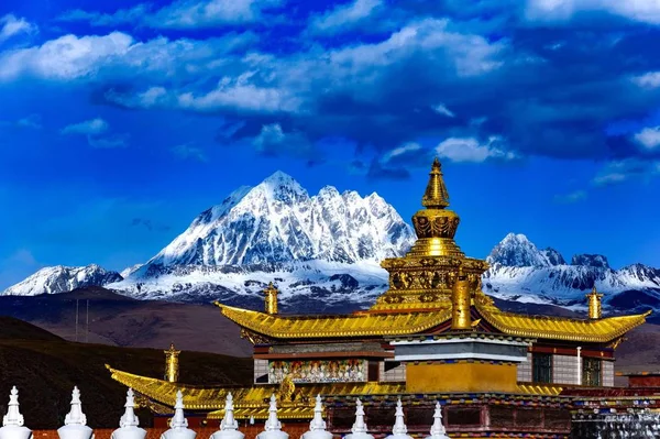 Piękna Świątynia Buddyjska Nepalu — Zdjęcie stockowe