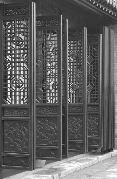 Puerta Madera Templo — Foto de Stock