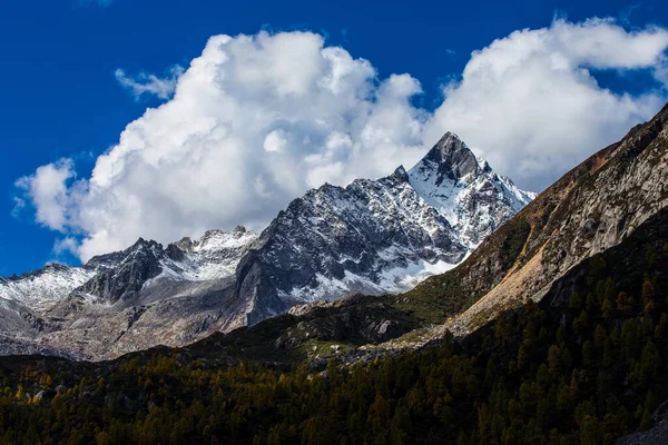 Vista Las Montañas Los Alpes Suizos — Foto de Stock