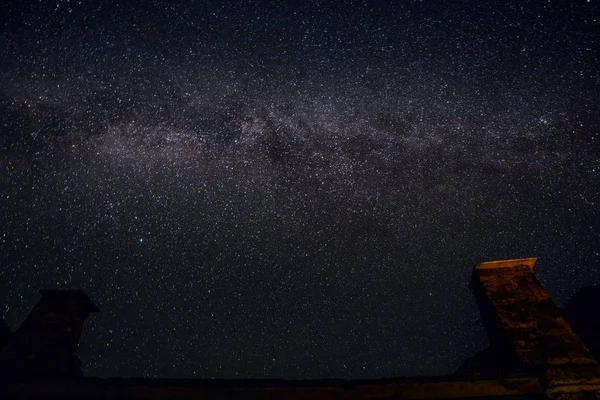 Cielo Nocturno Hermoso Astronomía — Foto de Stock