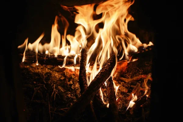 Fuego Ardiente Fuego Ardiente — Foto de Stock