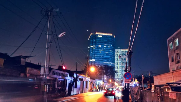 Hermosa Vista Nocturna Ciudad —  Fotos de Stock